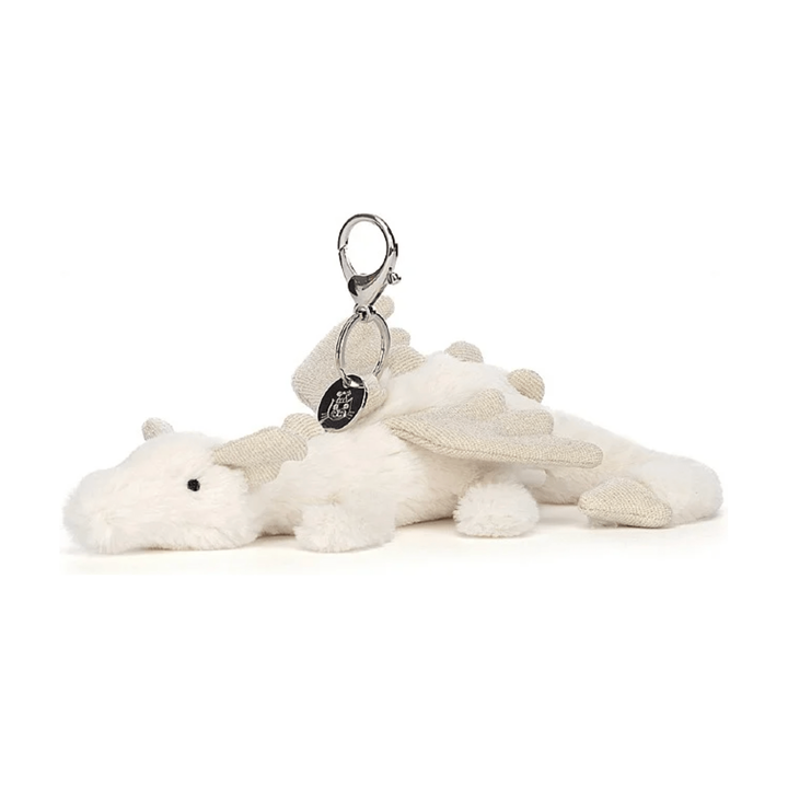 Jellycat Snow Dragon Bag Charm key chain Jellycat   