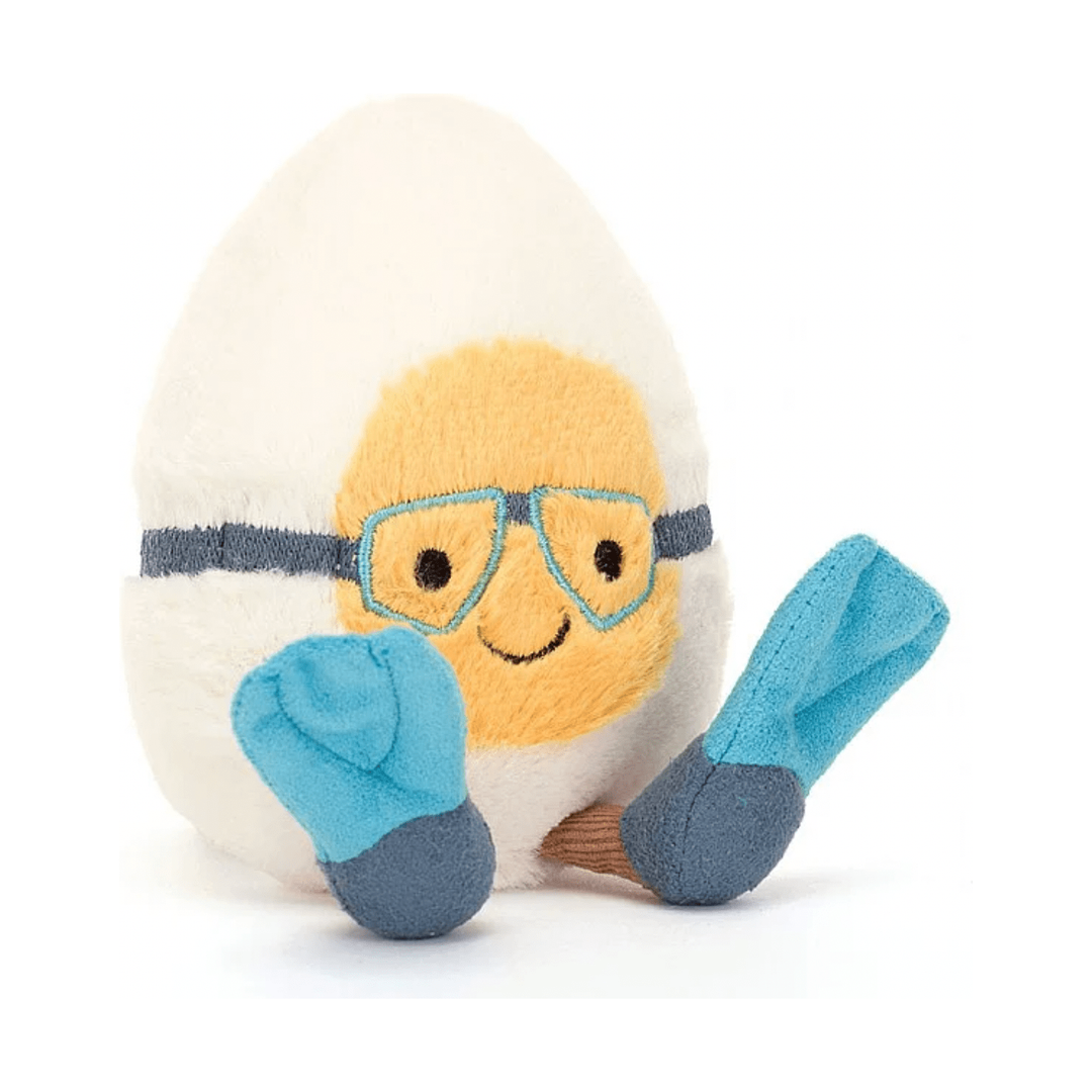 Jellycat Boiled Egg Scuba Amuseable Jellycat   