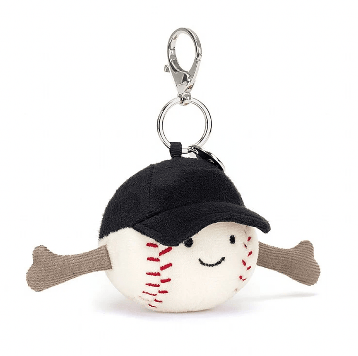 Jellycat Amuseable Sports Baseball Bag Charm key chain Jellycat   