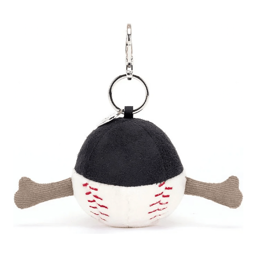 Jellycat Amuseable Sports Baseball Bag Charm key chain Jellycat   