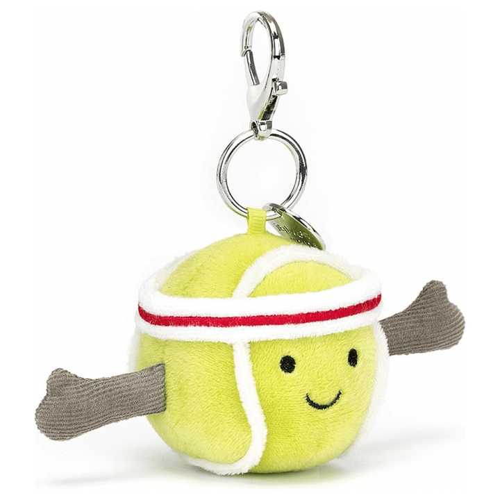 Jellycat Amuseable Sports Tennis Bag Charm key chain Jellycat   