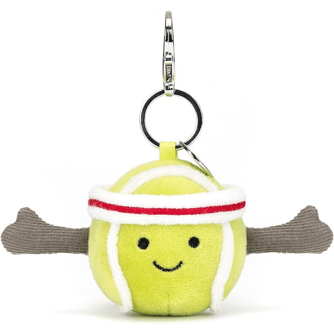 Jellycat Amuseable Sports Tennis Bag Charm key chain Jellycat   