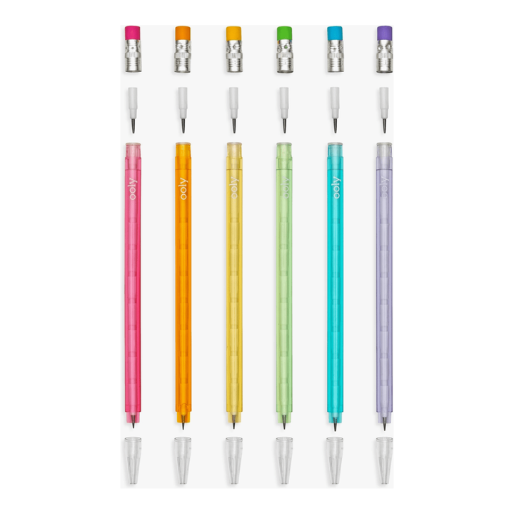 Ooly Stay Sharp Pencils- Rainbow Pencils Ooly   