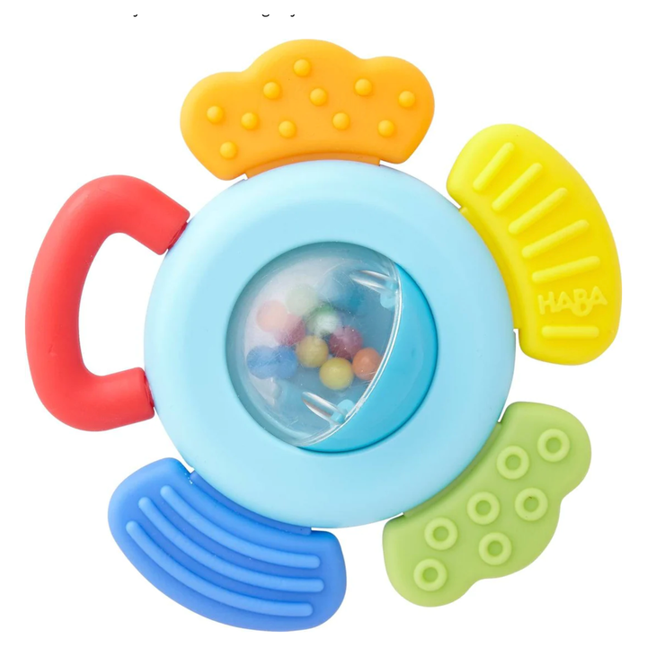 Haba Blossom Plastic Baby Rattle & Teething Toy Baby Toys Haba   