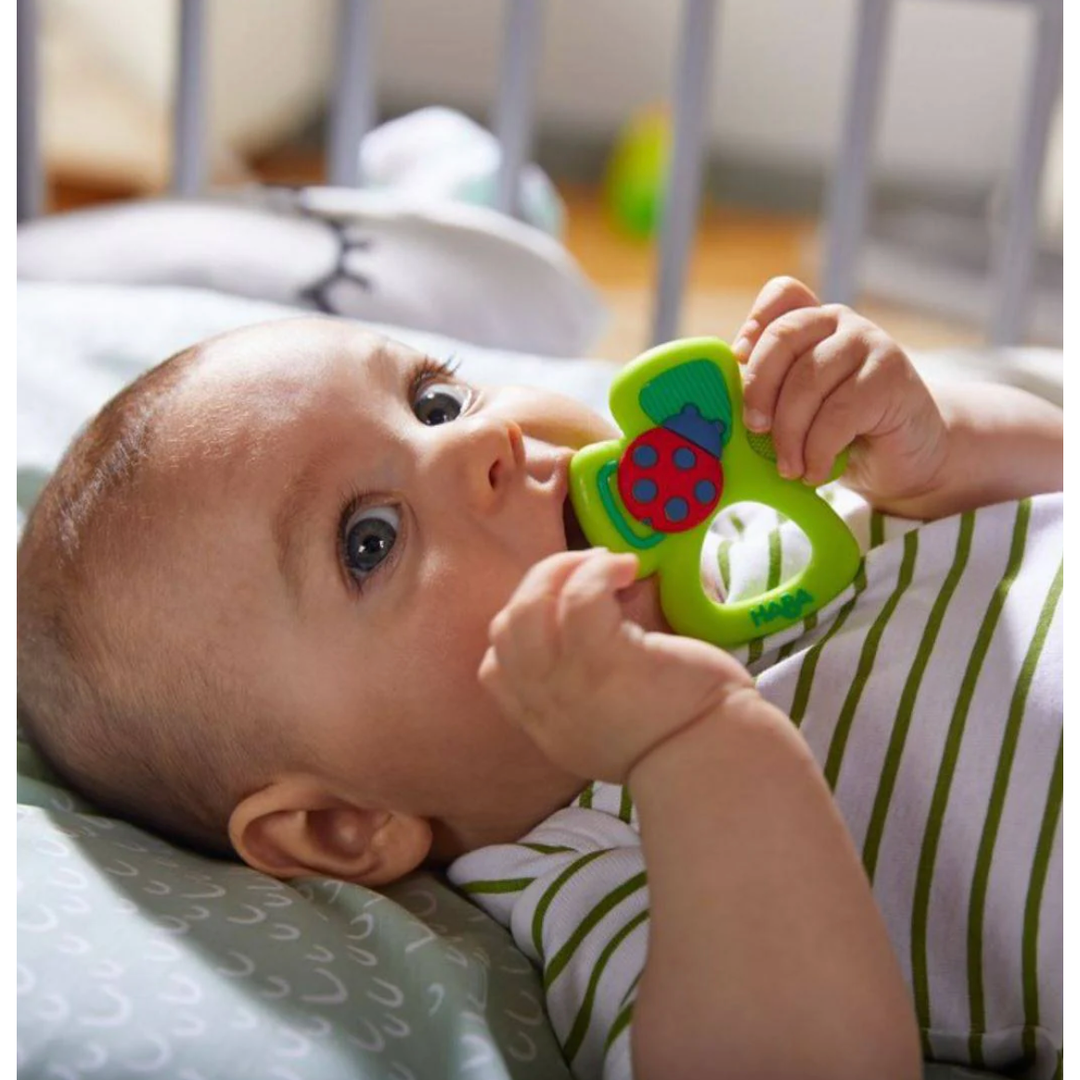 Haba Shamrock Silicone Teether Baby Toys Haba   