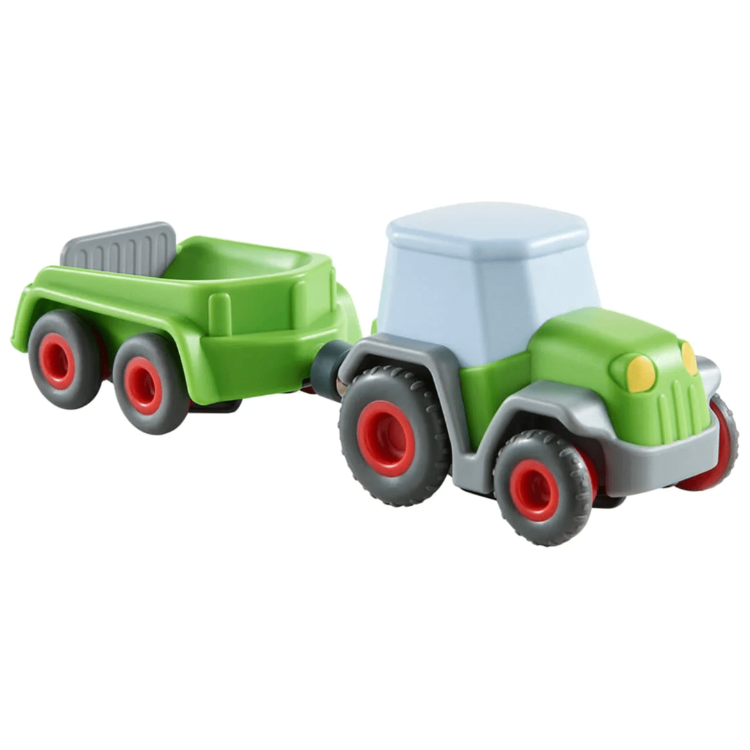 Haba Kullerbu Tractor And Trailor With Momentum Motor Vehicles Haba   