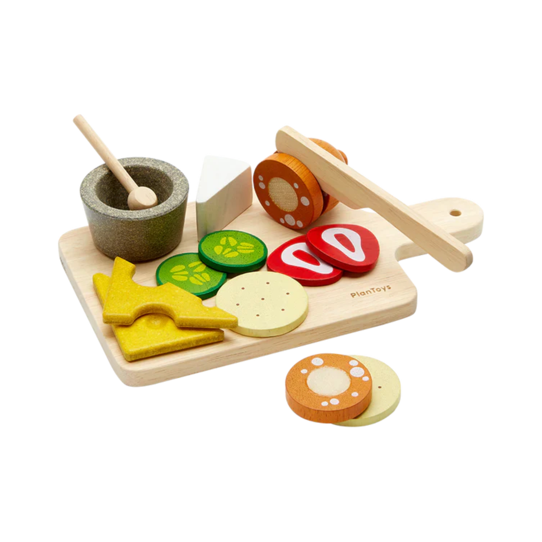 Plan Toys Cheese & Charcuterie Board Toddler And Pretend Play Plan Toys   