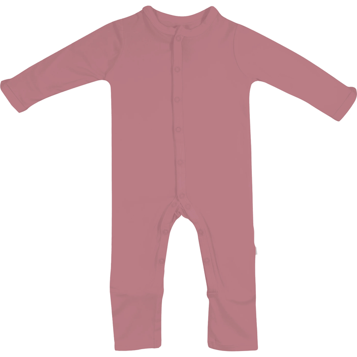 Kyte Baby Solid Snap Romper- 0/3 Months Romper Kyte Baby 0-3M Dusty Rose 