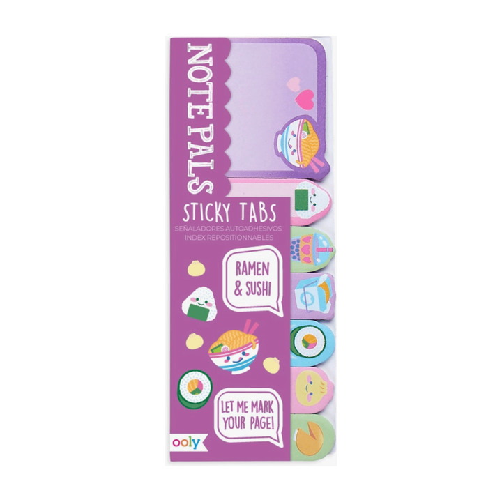 Ooly Note Pads Sticky Tabs- Ramen & Sushi Sketchbook Ooly   