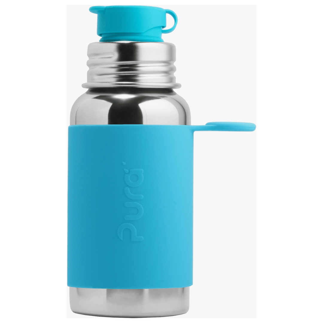 Pura Big Mouth 18 Oz Sport Bottle Water Bottle Pura Stainless Aqua  