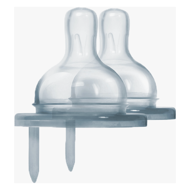 Pura Kiki Natural Vent Nipples- Medium Flow Bottles & Sippies Pura Stainless   