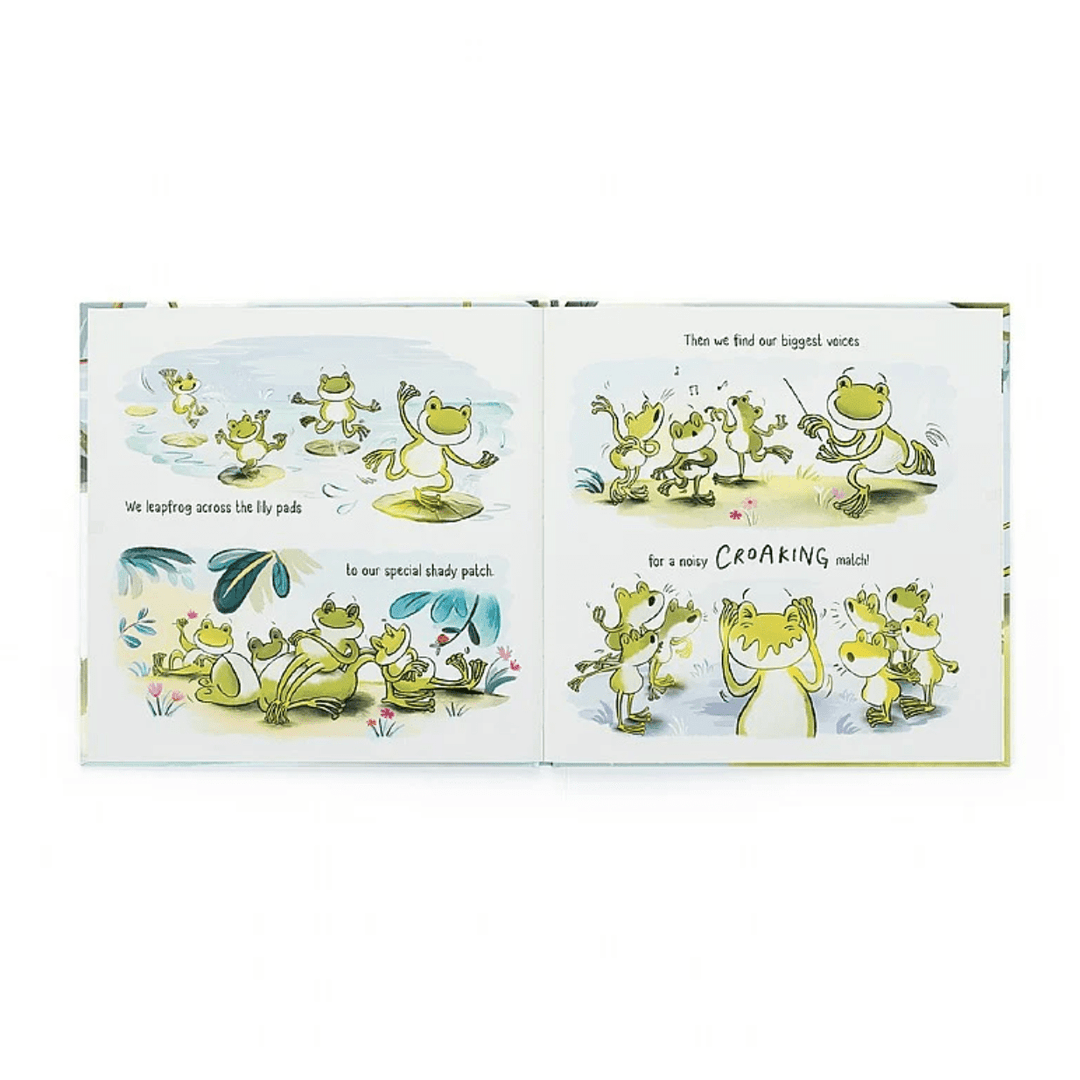 Jellycat A Fantastic Day For Finnegan Frog Book Books Jellycat   