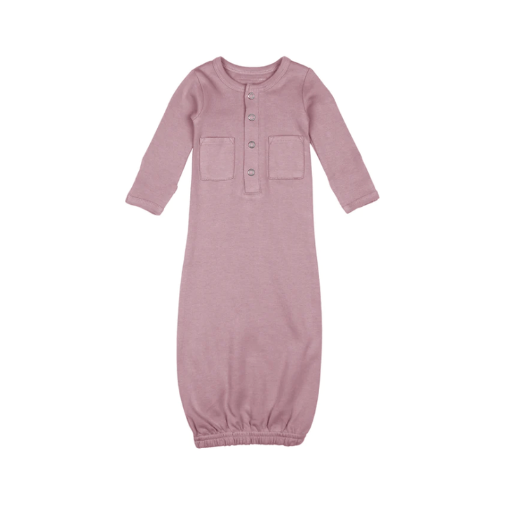 L'ovedbaby Organic Gown Baby Gown L'ovedbaby Newborn Lavender 