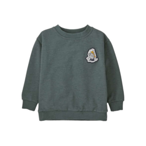 Patagonia Spring 2024- Baby LW Crew Sweatshirt Sweatshirt Patagonia Fun Hogs Armadillo: Nouveau Green 6-12M 