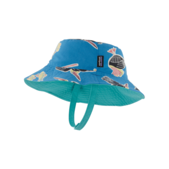 Patagonia Spring 2024- Baby Sun Bucket Hat Baby & Toddler Hats Patagonia Amigos: Vessel Blue 6-12M 