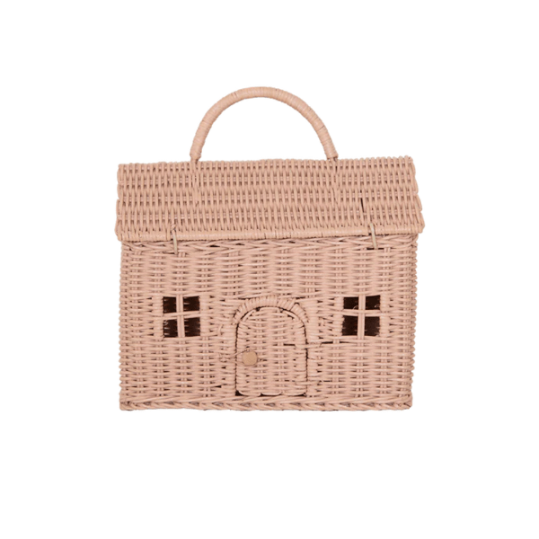 Olli Ella Rattan Casa Clutch Rose Baskets Olliella   