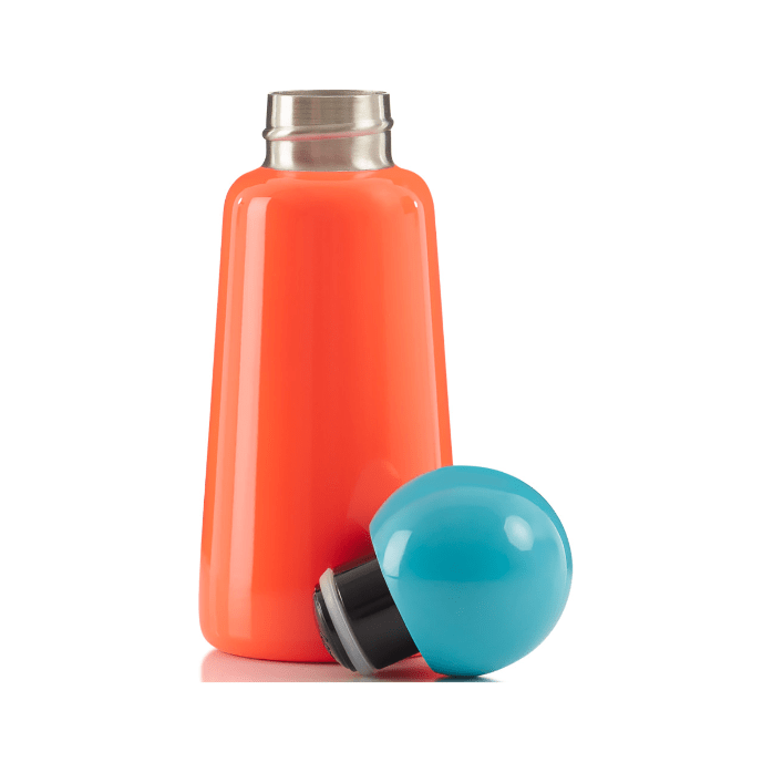 Lund Skittle Mini Water Bottle- Coral & Sky Blue Water Bottle Lund London   