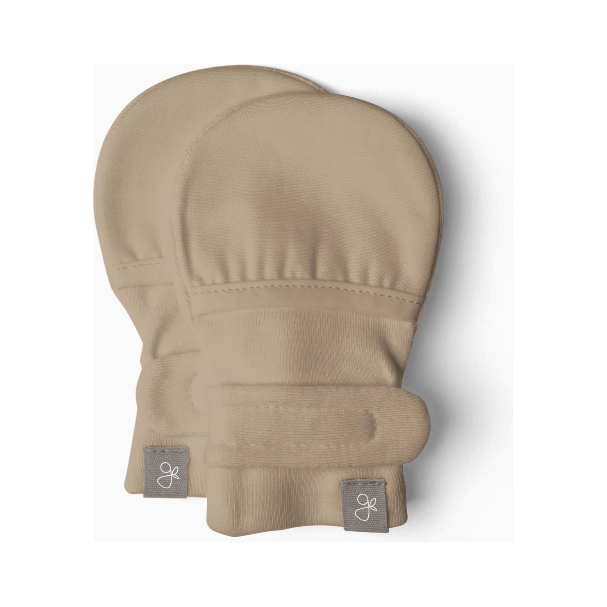 Goumi Mitts 0-3M Clothing Goumikids Sandstone  