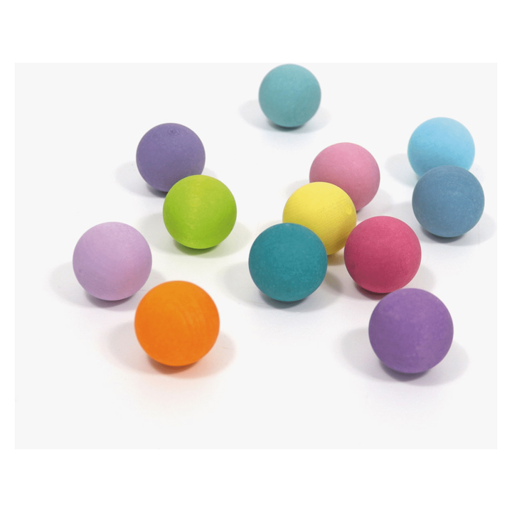 Grimm's Small Pastel Balls Wooden Balls Grimm's   