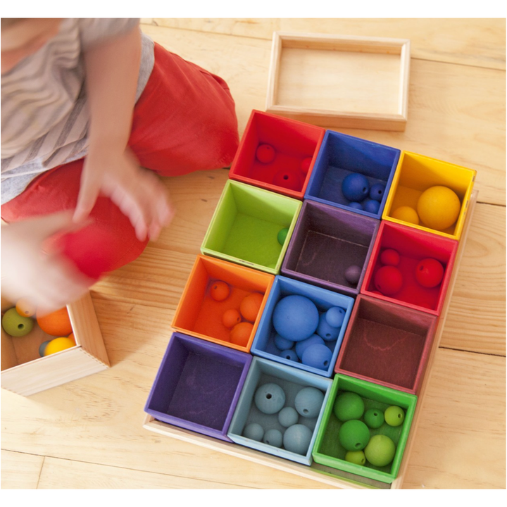 Grimm's 12-Piece Sorting Helper Sorting & Stacking Toys Grimm's   