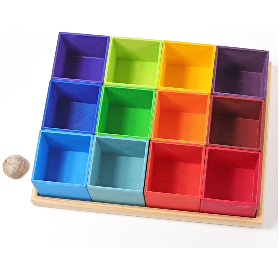 Grimm's 12-Piece Sorting Helper Sorting & Stacking Toys Grimm's   