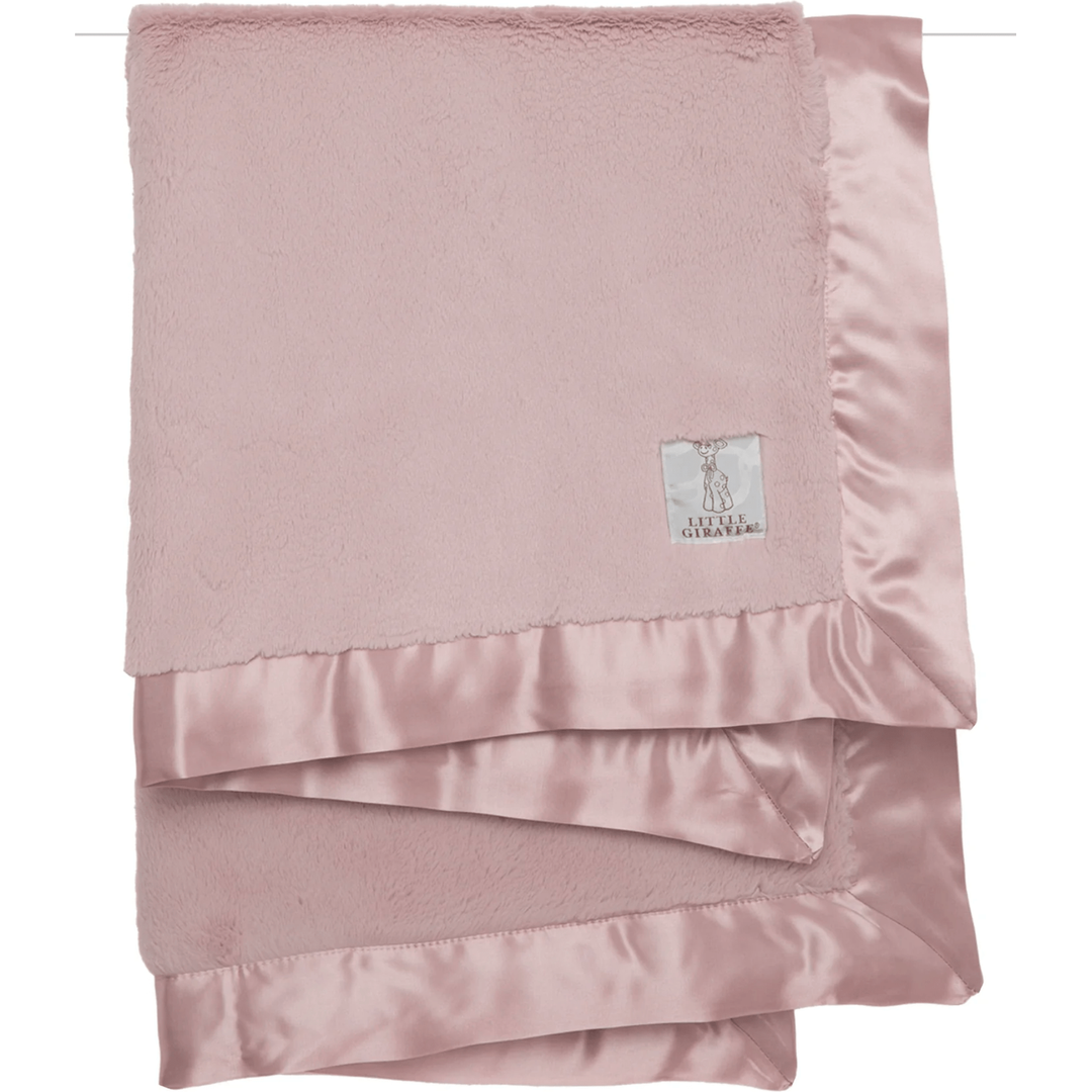 Little Giraffe Luxe Baby Blanket Swaddles & Blankets Little Giraffe Dusty Pink  