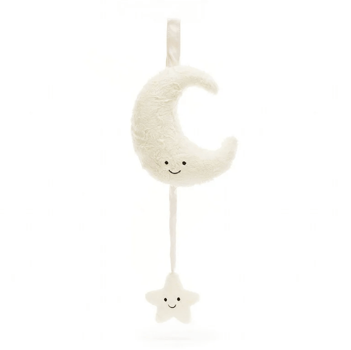 Jellycat Amuseables Moon Musical Pull Baby Jellycat Jellycat   