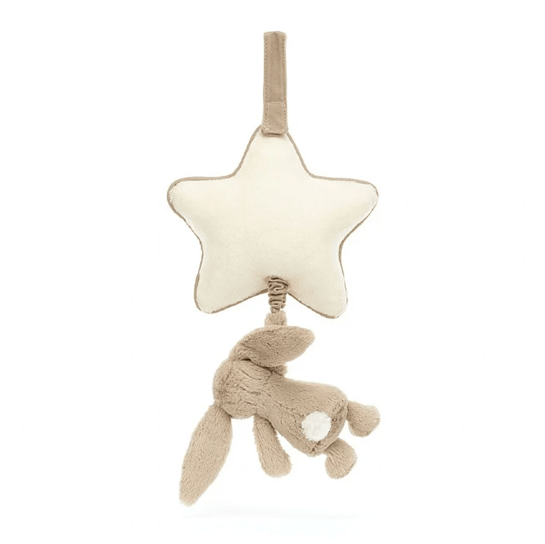 Jellycat Bashful Beige Bunny Musical Pull Baby Jellycat Jellycat   