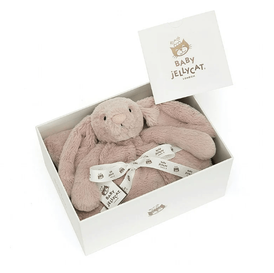 Jellycat Bashful Luxe Bunny Rosa Blankie Baby Jellycat Jellycat   