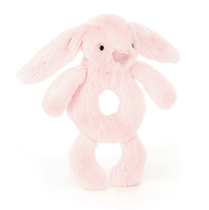 Jellycat Bashful Pink Bunny Ring Rattle Baby Jellycat Jellycat   