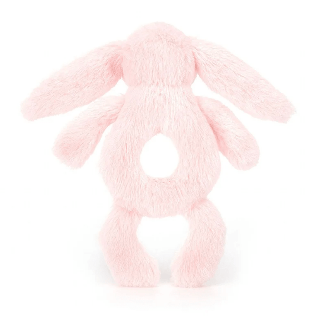 Jellycat Bashful Pink Bunny Ring Rattle Baby Jellycat Jellycat   