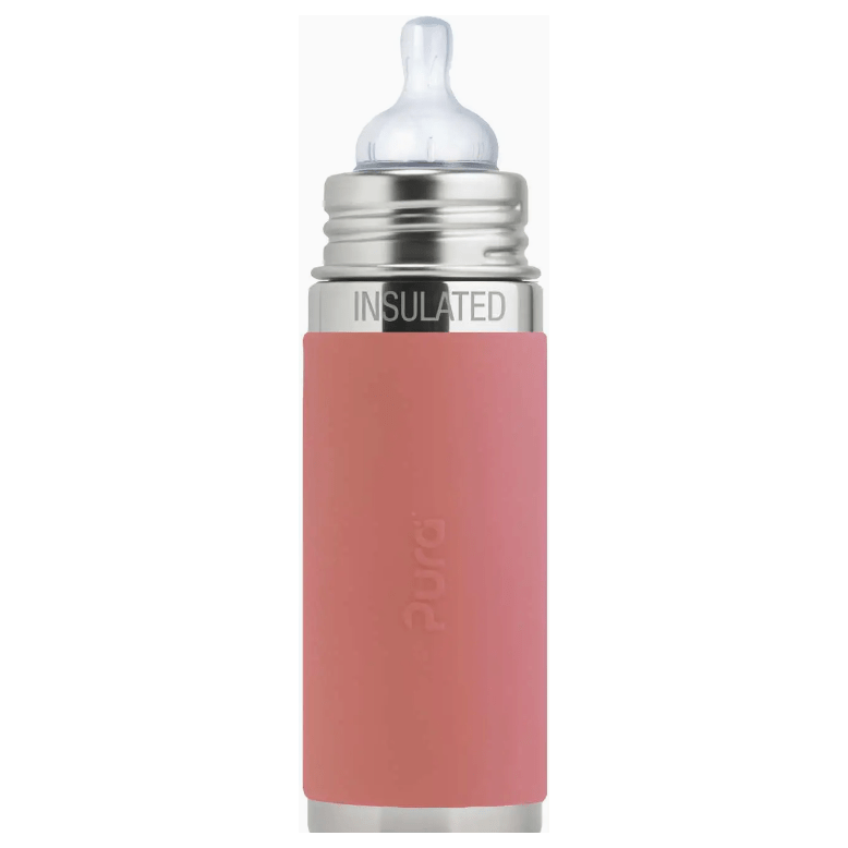 Pura Kiki 9oz Insulated Infant Bottle Bottles & Sippies Pura Stainless Rose  