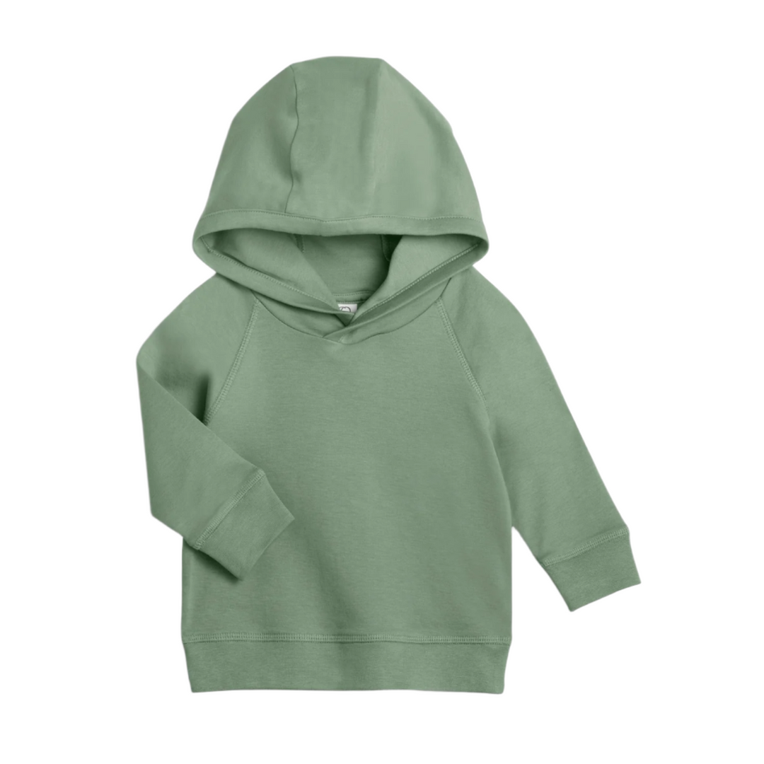 Colored Organics Madison Hooded Pullover- Thyme Sweatshirt Colored Organics 3-6M  