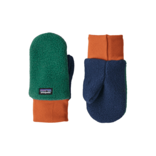 Fall 2024 Patagonia Baby Pita Pocket Mittens Gloves & Mittens Patagonia Conifer Green 3 Months 