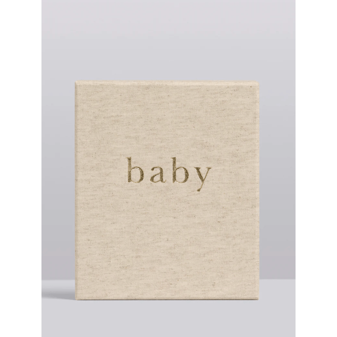 Write To Me - Baby, First Year of You, Oatmeal Baby Book Write to Me   