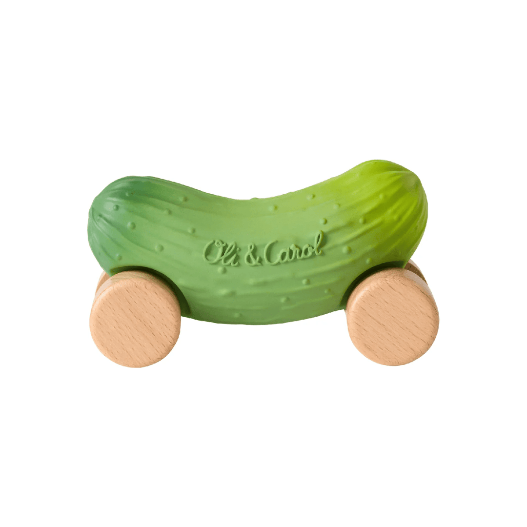 Oli & Carol Pepino the Cucumber Baby Car Toy Baby Toys Oli & Carol   