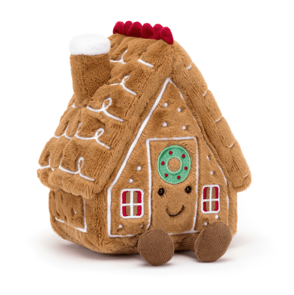 Jellycat Amuseables Gingerbread House Holiday Jellycat   