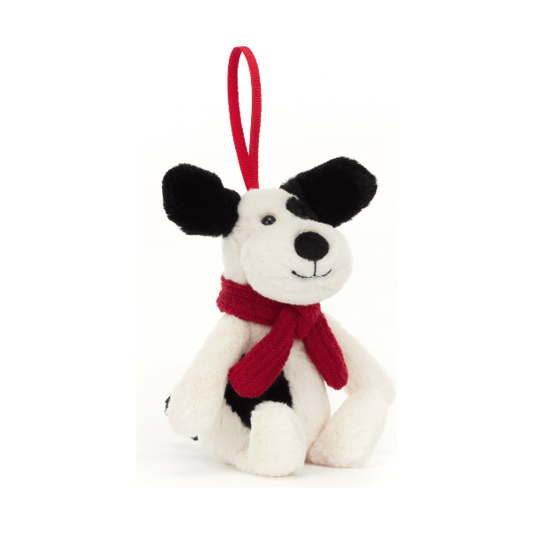 Jellycat Bashful Puppy Ornament Holiday Jellycat   