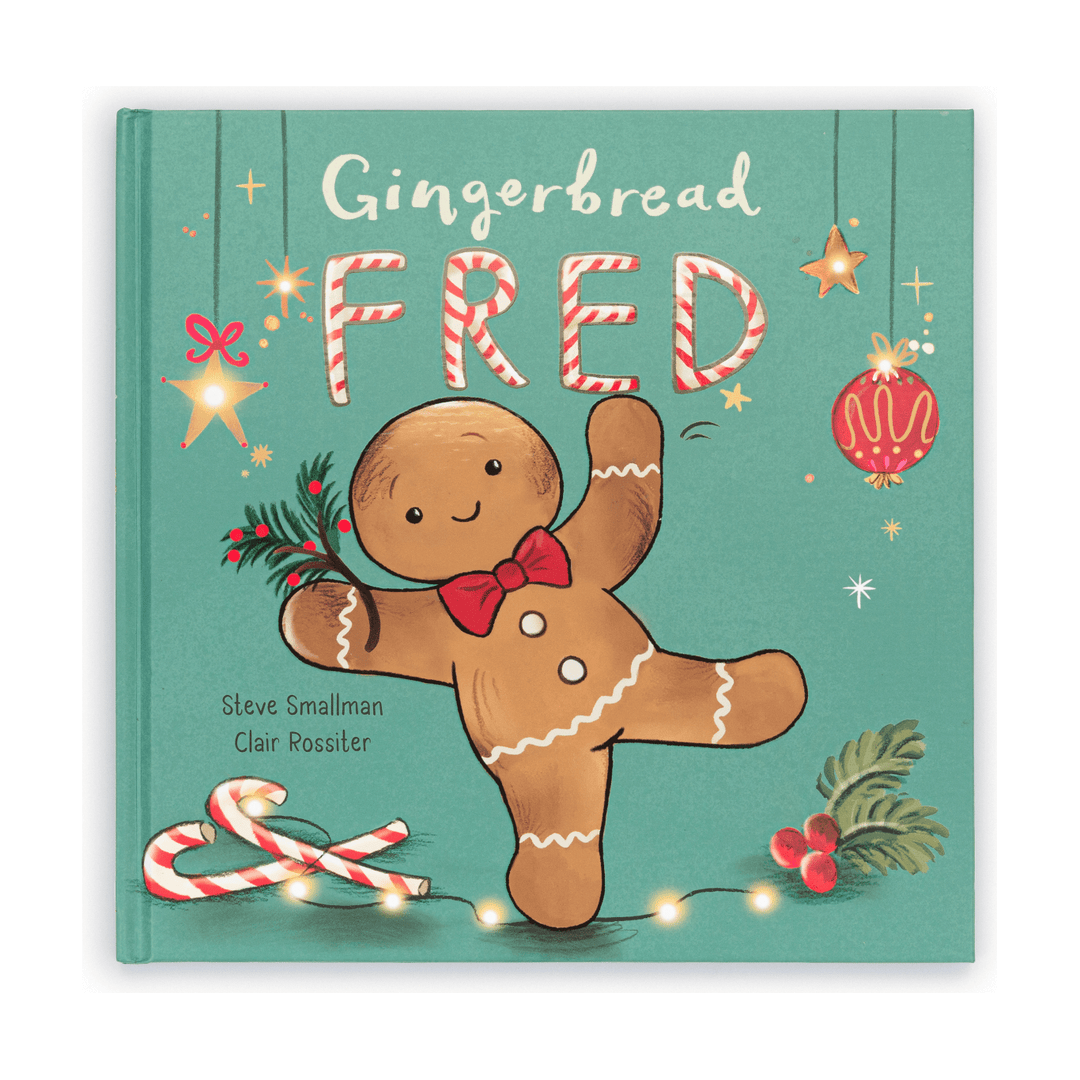 Jellycat Gingerbread Fred Book Holiday Jellycat   