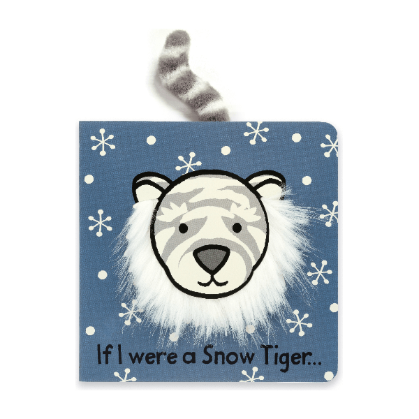 Jellycat If I Were A Snow Tiger Board Book Board Book Jellycat   