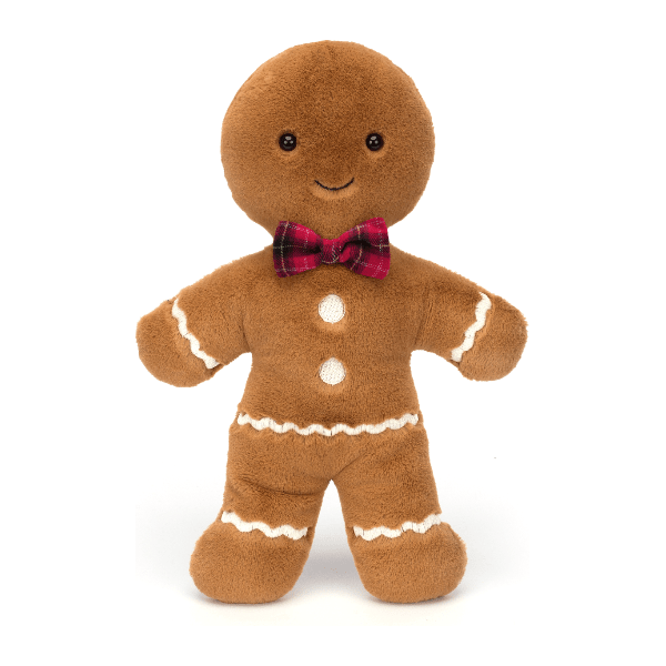 Jellycat Jolly Gingerbread Fred Large-24' Holiday Jellycat   