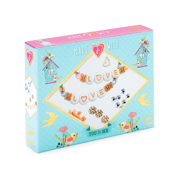 Djeco Bead Kit- Love Letters Jewelry Kit Djeco   