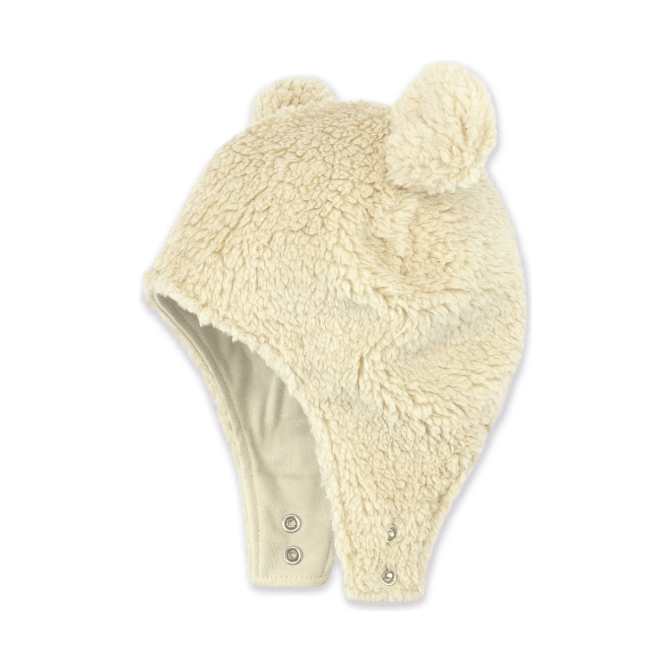 Zutano Furry Bear Hat- Oat Snow Hat Zutano   