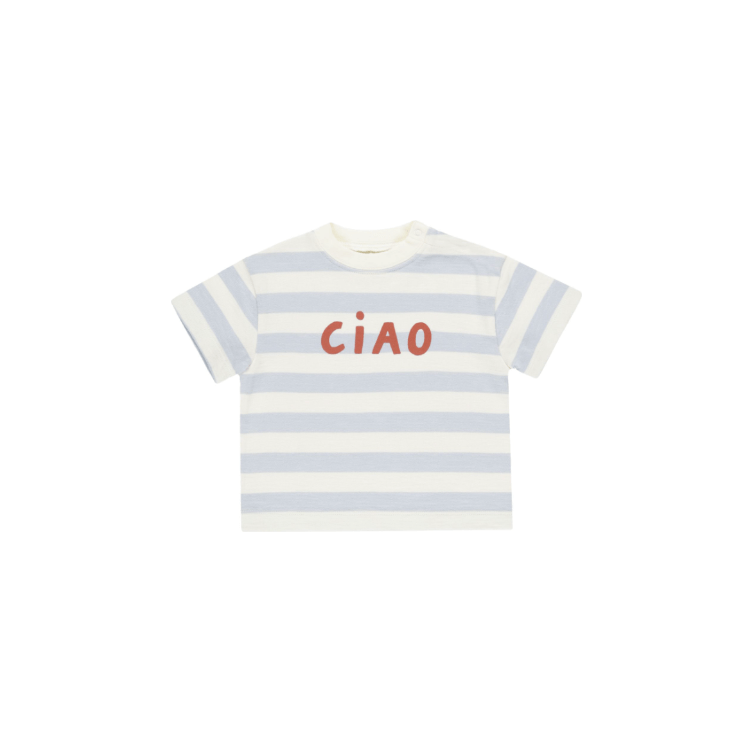 Rylee + Cru Relaxed Tee- Ciao Tops & Bottoms Rylee + Cru 12-18M