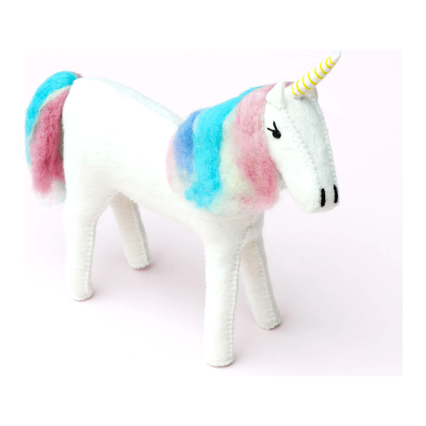 Tara Treasures Felt Unicorn Toy- Large Felt Toy Tara Treasures