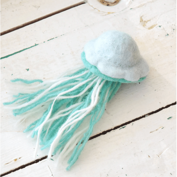 Tara Treasures Felt Jellyfish Toy Felt Toy Tara Treasures