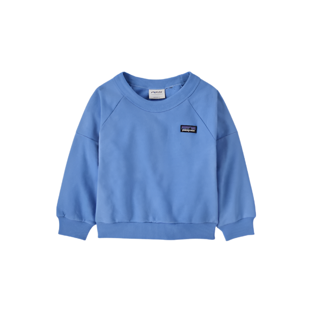 Spring 2025 Patagonia Baby Crew Sweatshirt Sweatshirt Patagonia Abundant Blue 6 Months