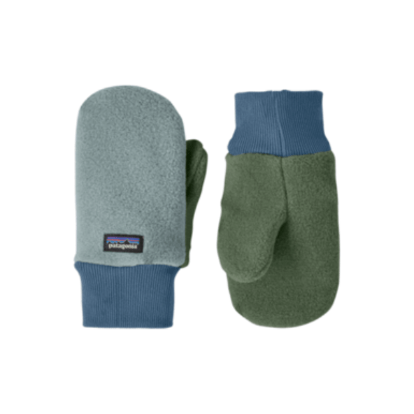 Fall 2024 Patagonia Baby Pita Pocket Mittens Gloves & Mittens Patagonia Thermal Blue 3 Months 