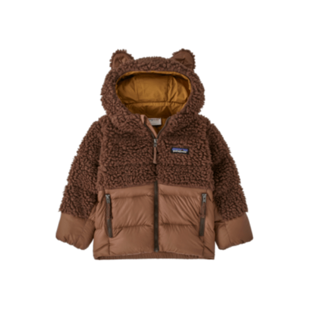 Fall 2024 Patagonia Baby Hi-Loft Furry Friends Jacket Baby Jacket Patagonia Molasses Brown 6 Months 