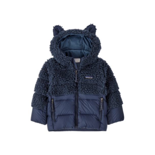 Fall 2024 Patagonia Baby Hi-Loft Furry Friends Jacket Baby Jacket Patagonia New Navy 6 Months 